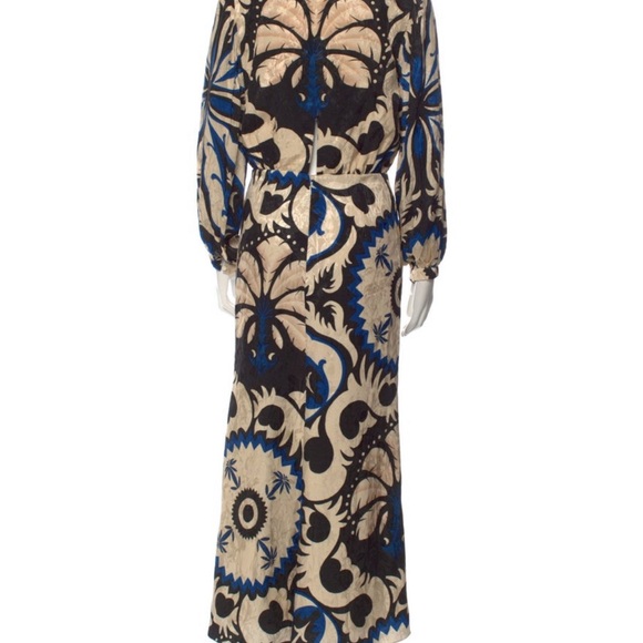 Johanna Ortiz print dress xs 2 - Picture 2 of 4